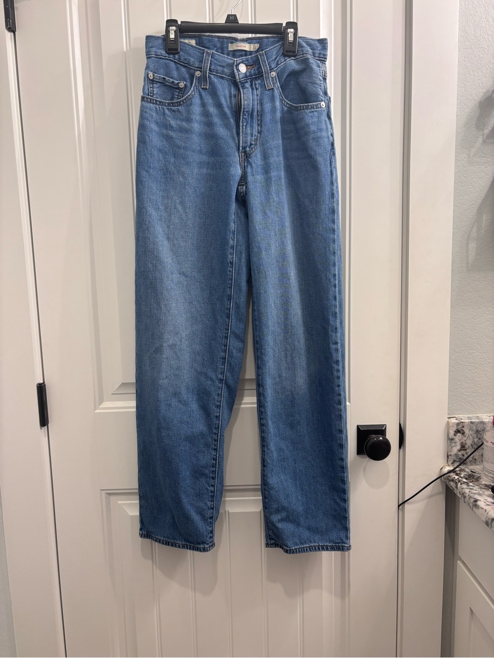Levi's Medium Blue Baggy Dad Jeans